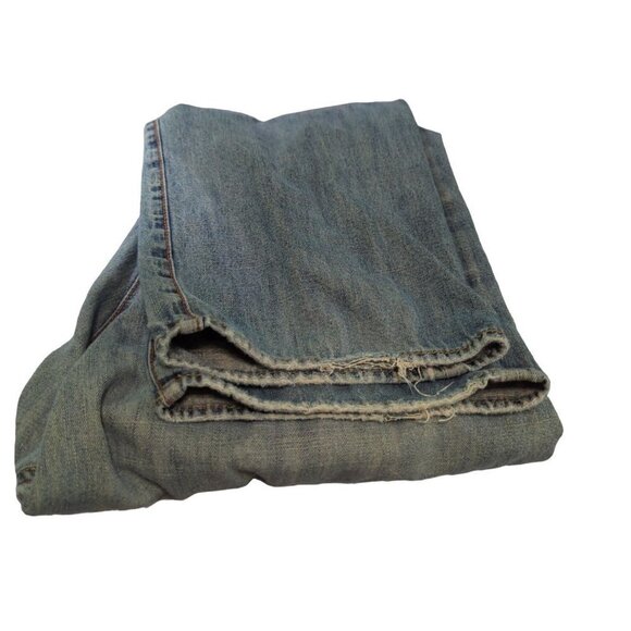 Hugo Boss Men's Distressed Light Wash Relaxed Button Fly Jeans Size 34 x 30 - Picture 6 of 10